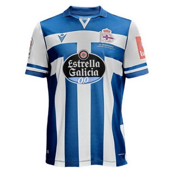 Tailandia Camiseta Deportivo Coruña Primera Equipación 2020-2021 Azul